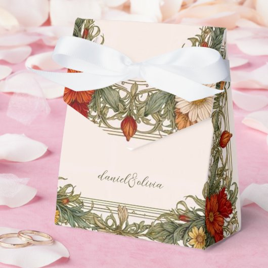 Ballotins Bordure ornée victorienne avec Mariage Fleur sauva (Mariage)