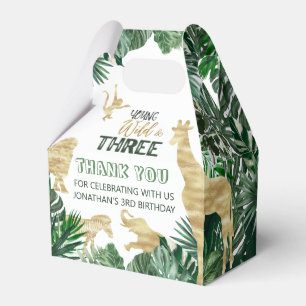 Ballotins Born Wild Jungle Safari Thème 3ème anniversaire