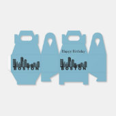 Ballotins Boston Skyline Silhouette  (Déplié)