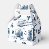 Ballotins Boston Toile Navy (Arrière)