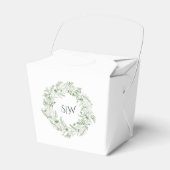 Ballotins Botanical Leaves Wreath Thank You (Verso)