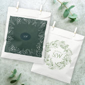 Ballotins Botanical Leaves Wreath Thank You