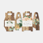 Ballotins Botanique Boho Rustique Woodgrain Farm Mariage (Déplié)