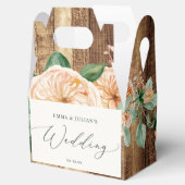 Ballotins Botanique Boho Rustique Woodgrain Farm Mariage (Ouvert)