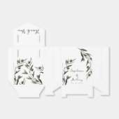 Ballotins Botanique Olive Branch Feuille Mariage italien (Déplié)