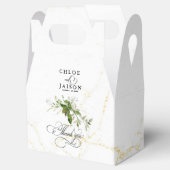 Ballotins Botaniques vertes Aquarelle Mariage de calligraphi (Ouvert)