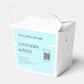 Ballotins Bougie de soja rose Lavender entreprise ajouter q  (Arrière)