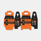 Ballotins Boules de basket, Cadeau de joueur de basket, Anni (Déplié)