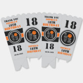 Ballotins Boules de basket, Cadeau de joueur de basket, Anni (Déplié)