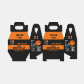 Ballotins Boules de basket, Cadeau de joueur de basket, Anni (Déplié)