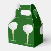 Ballotins Boules de golf motif sur vert (Arrière)