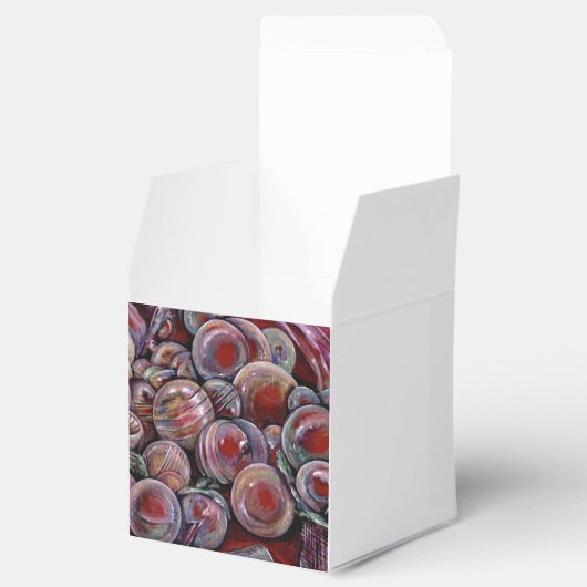 Ballotins Boules de Noël rouges (Ouvert)