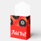 Ballotins Boules de piscine rouge motif (Ouvert)