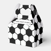 Ballotins Boules de soccer noir et blanc Nom personnalisé (Arrière)