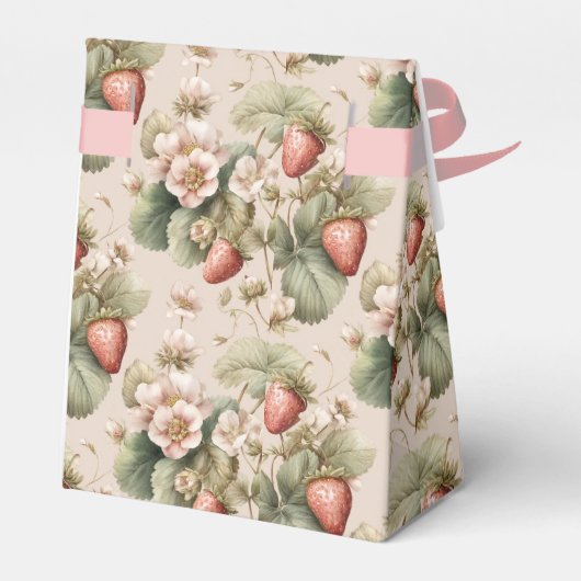 Ballotins Boulet d'aquarelle mignonne aux fraises (Arrière)