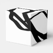 Ballotins Bouquet Blanc : Abstrait blanc & noir (Arrière)