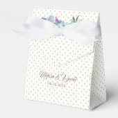 Ballotins Bouquet bleu turquoise Mariage Suite Réception (Verso)