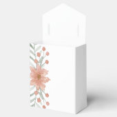 Ballotins Bouquet d'aquarelle Merci noir ID654 (Ouvert)