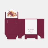 Ballotins Bouquet d'automne Bourgogne Feuilles Mariage éléga (Déplié)