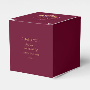 Ballotins Bouquet d'automne d'aquarelle Bourgogne Élégant ma