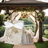 Ballotins Bouquet de fleurs de colibri blanc Ballotin