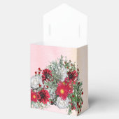 Ballotins Bouquet Feuille de Blush, Burgundy et Sage (Ouvert)