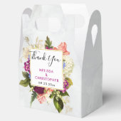 Ballotins Bouquet floral rose et blanc moderne (Ouvert)