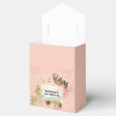 Ballotins Bouquet floral rose et rose blanche (Ouvert)