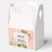 Ballotins Bouquet floral rose et rose blanche (Ouvert)