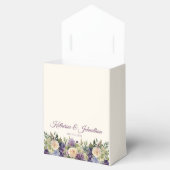 Ballotins Bouquet-Mariage de fleurs violettes d'aquarelle (Ouvert)