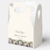 Ballotins Bouquet-Mariage de fleurs violettes d'aquarelle (Ouvert)