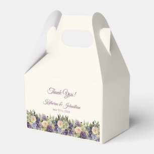 Ballotins Bouquet-Mariage de fleurs violettes d'aquarelle