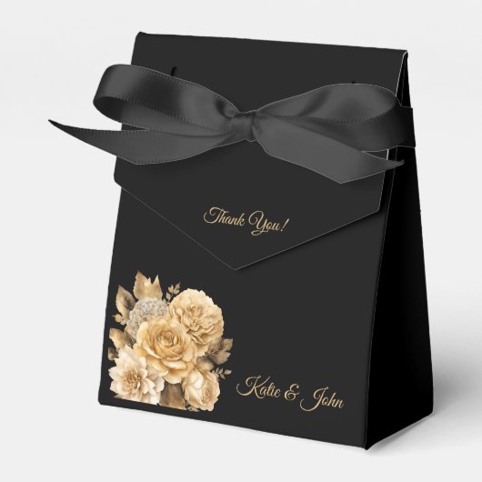 Ballotins Bouquet-Merci Mariage-Fleur neutre (Verso)