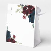 Ballotins Bourgogne & Fleurs de marine Fête des mariées rust (Arrière)