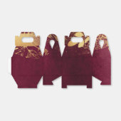 Ballotins Bourgogne foncée et or (Déplié)