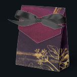 Ballotins Bourgogne foncée et or<br><div class="desc">Ballotin vintage éblouissant aux accents de bordeaux et d'or.</div>