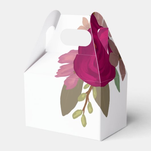 Ballotins Bourgogne Mariage de fleurs de jardin (Arrière)