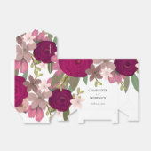 Ballotins Bourgogne Mariage de fleurs de jardin (Déplié)