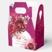 Ballotins Bourgogne mariage marron fleurs arche moderne (Ouvert)