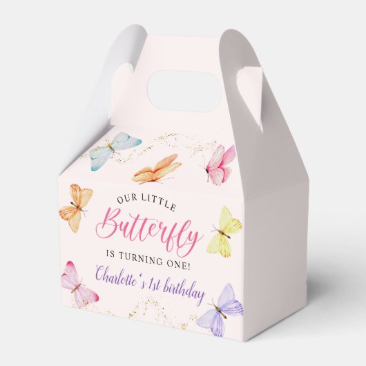 Ballotins Bouteille d'aquarelle 1er anniversaire (Arrière)