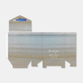 Ballotins Bouteille Sur Mariage De Sable De Plage (Déplié)