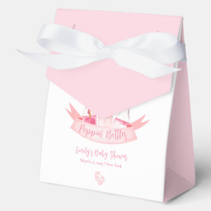Ballotins Bouteilles Champagne Fille Poppin Baby shower pied