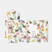 Ballotins Bouteilles Fleurs sauvages  Mariage floral (Déplié)