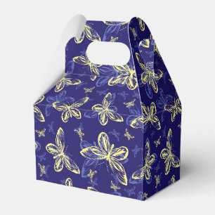 Ballotins Bouton bleu et jaune mou Motif illustré