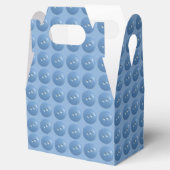 Ballotins Boutons de couture bleus sur fond bleu (Ouvert)