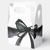 Ballotins Bow Aquarelle Noire Moderne Attache Le Mariage De  (Ouvert)