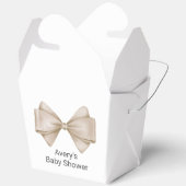 Ballotins Bow Beige Baby shower Boho moderne (Ouvrir)