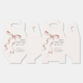 Ballotins Bow beige caresser le noeud Fête des mariées cadea (Déplié)