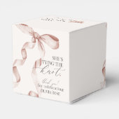 Ballotins Bow Beige Liant Le Knot Fête des mariées Cadeau (Arrière)