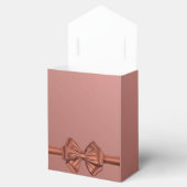 Ballotins Bow en satin rose or - (Ouvert)